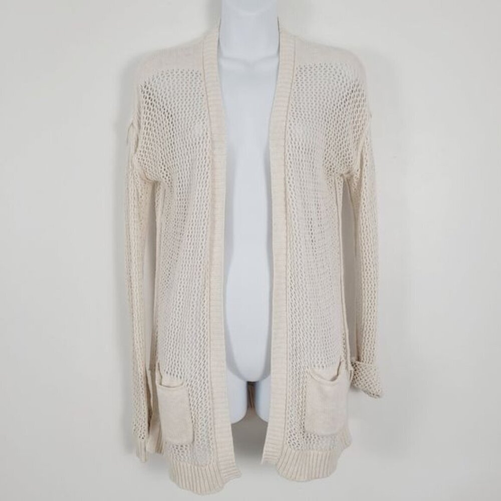 Matilda Jane Cream Crochet Open Knit Cardigan